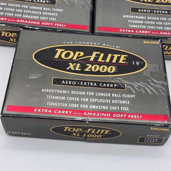 Spalding Golf Balls Top Flite Titanium Distance Aero Extra Carry Spalding 60 - Picture 6 of 10